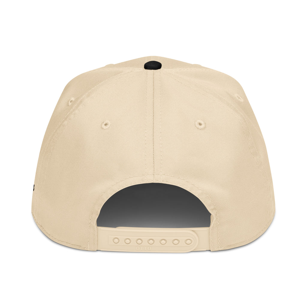 Beige Snapback hat